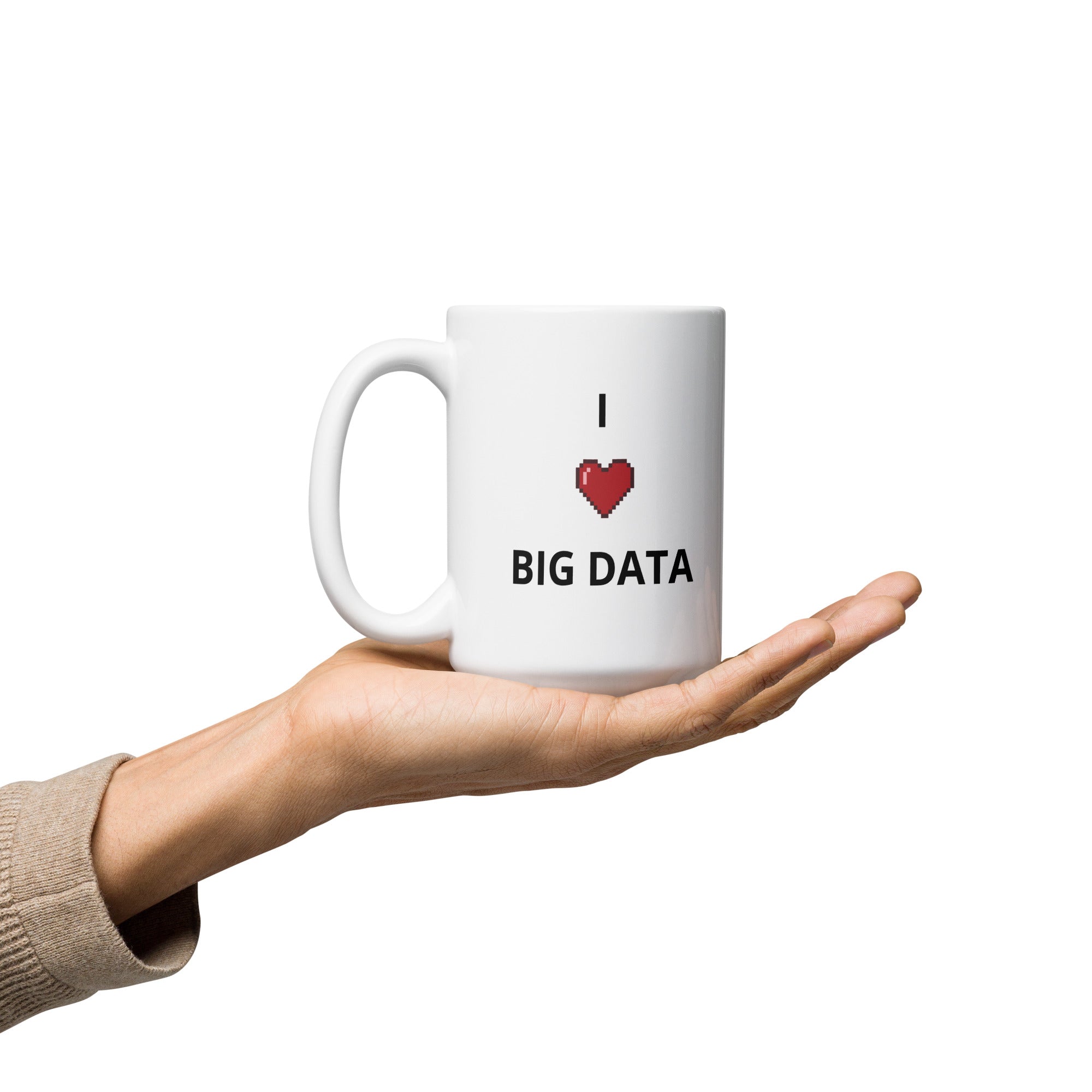 I Heart Big Data - White Glossy Mug