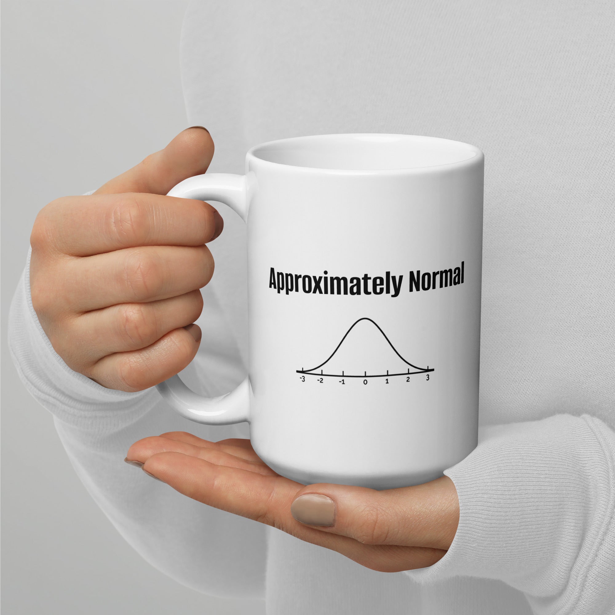 Approximately Normal - White Glossy Mug