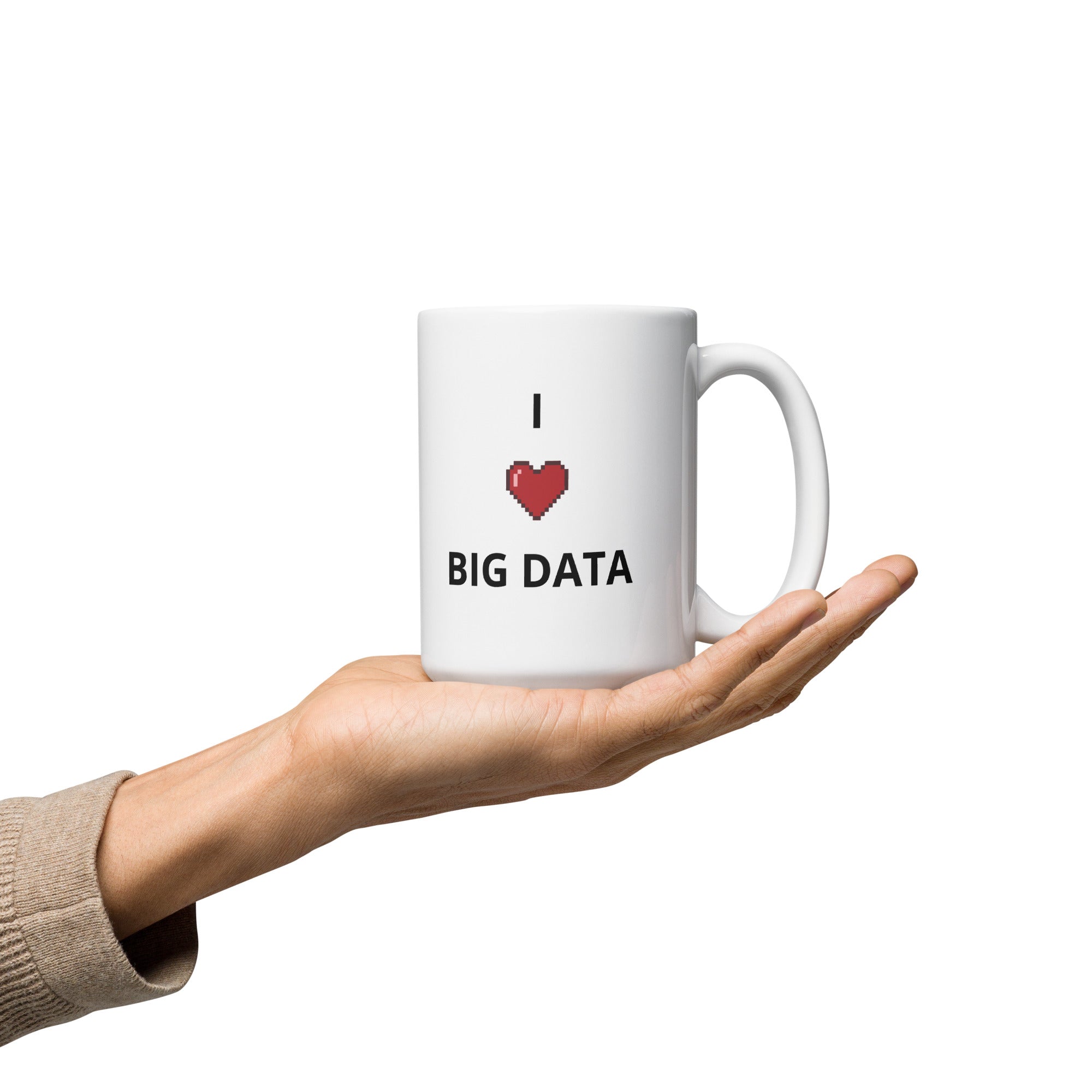I Heart Big Data - White Glossy Mug