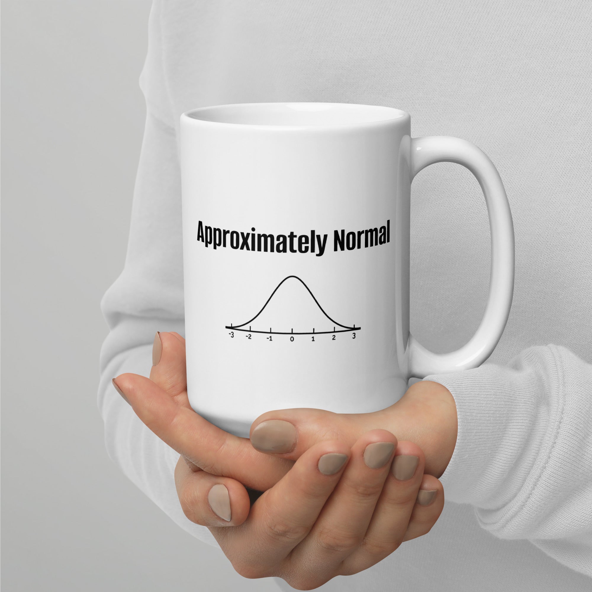 Approximately Normal - White Glossy Mug