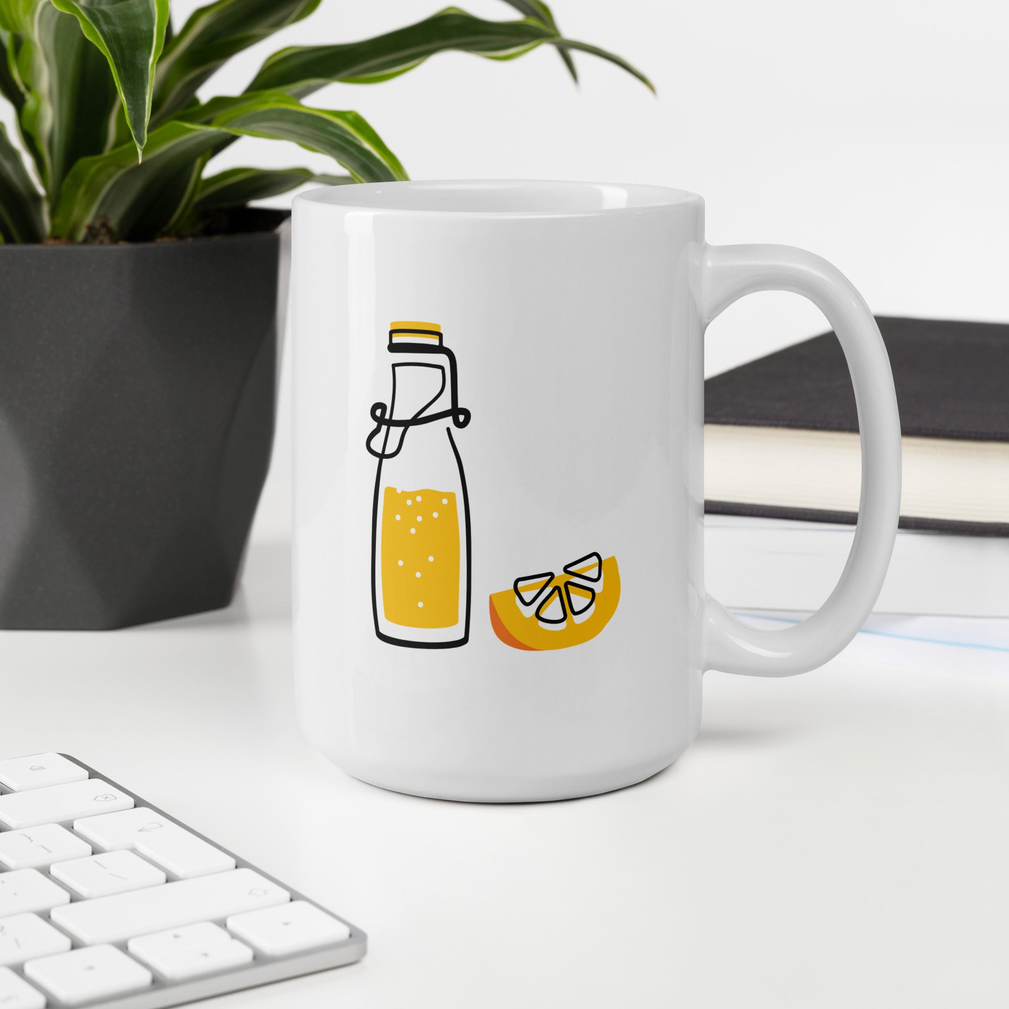 Juice Worth the Squeeze - White Glossy Mug
