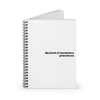 My Book of Workplace Grievances - Spiral Ruled Line Notebook