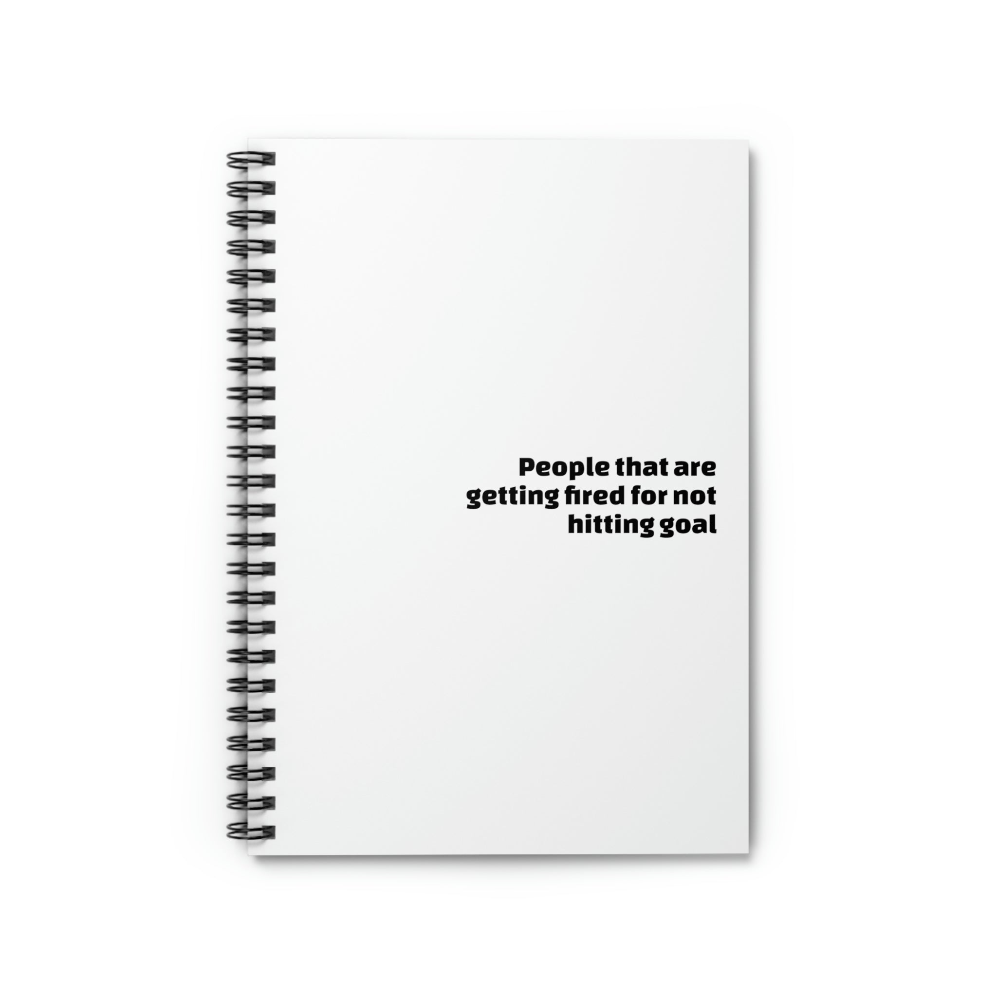 People Getting Fired - Spiral Notebook Ruled Line
