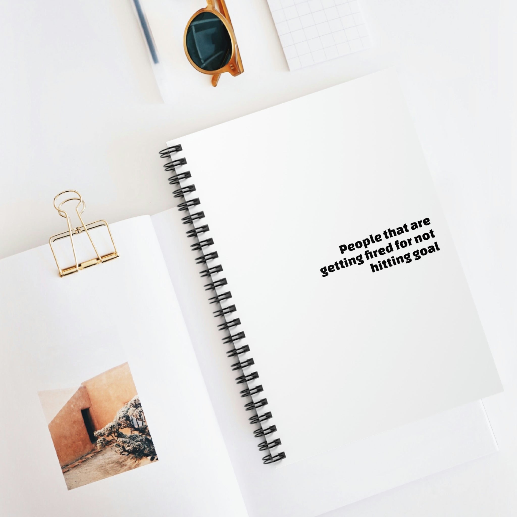 People Getting Fired - Spiral Notebook Ruled Line
